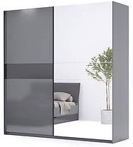 Шафа-купе Тео  h2,1 Антрацит мат/Дзеркало   Миро-Марк, фото 4