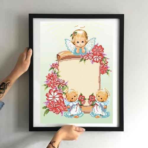 Заготовка для вишивки ТМ Мосмара Букетик на День Народження ММДМ-005 [Материал: Атлас підклеєний флізеліном], фото 1