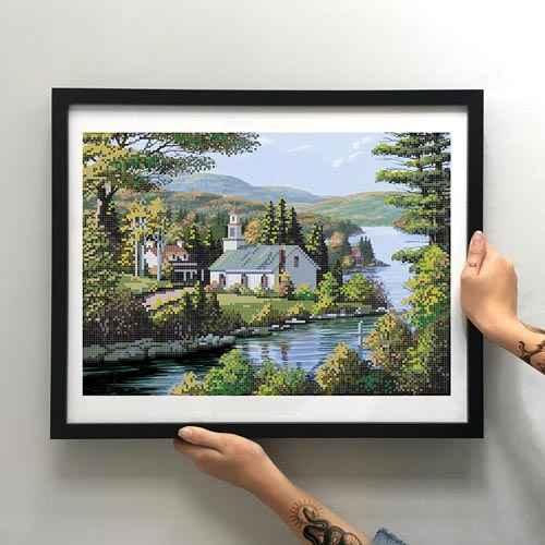 Заготовка для вишивки ТМ Мосмара Улюблене місце ММДП-013 [Материал: Атлас підклеєний флізеліном], фото 1