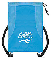 Сумка сітчаста Aqua Speed MESH BACK PACK 61163 бірюзовий, чорний Уні 51x36 см