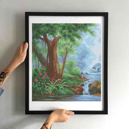 Заготовка для вишивки ТМ Мосмара Райський сад ММЖМ-015-А [Материал: Атлас підклеєний флізеліном], фото 1