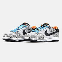 Чоловічі Кросівки Nike SB Dunk Low Safari Olympics / Найк СБ Данк Сафарі Олімпікс Низькі Світло Сірі з Чорним, фото 5