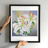 Заготовка для вишивки ТМ Мосмара Невинність ММЦ-032 [Материал: Атлас підклеєний флізеліном], фото 2