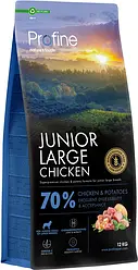 Корм сухий Profine Junior Large Chicken and Potatoes для цуценят і юніорів великих порід, курка 12 кг