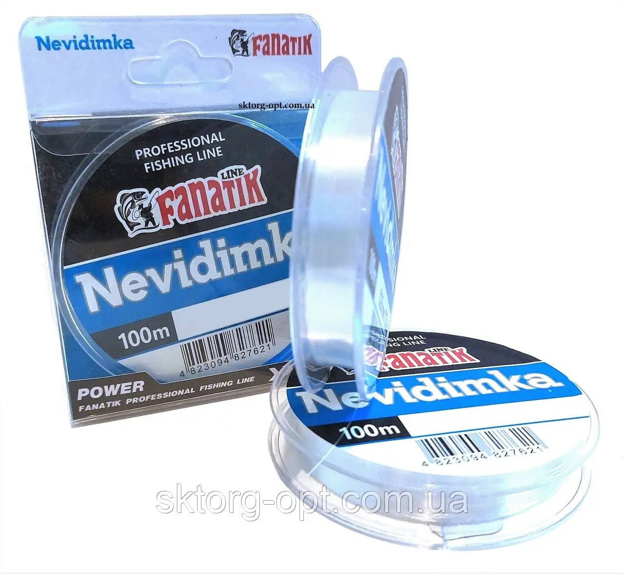 Волосінь Fanatik Невидимка 100 m діаметр 0,18 mm, 5,5 kg