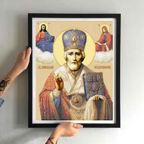 Заготовка для вишивки ТМ Золота Підкова Святий Миколай Чудотворець ЗПО-021