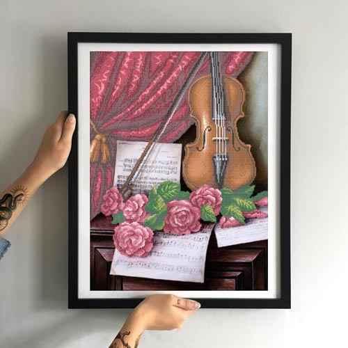 Заготовка для вишивки ТМ Золота Підкова Мелодія для скрипки ЗПН-026, фото 1