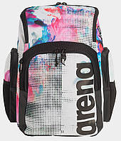 Рюкзак Arena SPIKY III BACKPACK 35 ALLOVER 35L чорний, білий, блакитний Уні 30x23x46 см