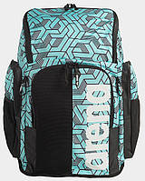 Рюкзак Arena SPIKY III BACKPACK 45 ALLOVER 45L чорний, бірюзовий Уні 54x36x27 см