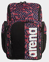 Рюкзак Arena SPIKY III BACKPACK 45 ALLOVER 45L чорний, бордовий Уні 54x36x27 см