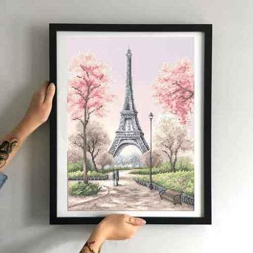 Заготовка для вишивки ТМ Золота Підкова Весна в Парижі ЗПП-019, фото 1