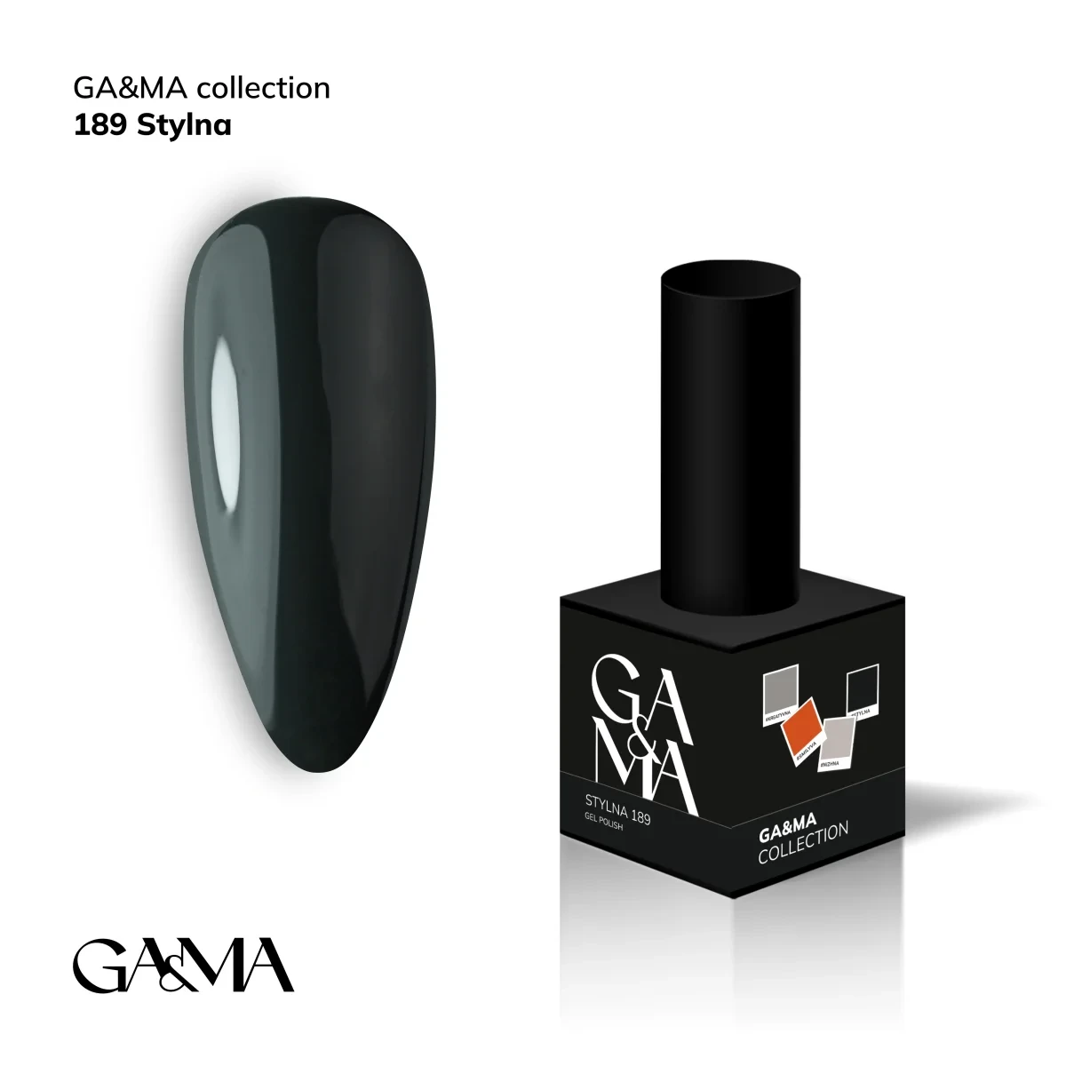 Гель-лак Ga&Ma GA&MA collection Stylna 189/GA&MA колекція Стильна 189, 10 ml, фото 1
