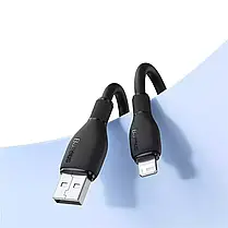 Кабель Baseus Pudding Series Fast Charging Cable USB to Lightning 2.4A 2m P10355700111-01 Black, фото 4