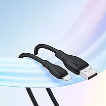 Кабель Baseus Pudding Series Fast Charging Cable USB to Lightning 2.4A 2m P10355700111-01 Black, фото 5