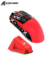 Бездротова мишка ATTACK SHARK X11 Red | PAW3311 | 65 годин на одному заряді
