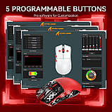 Бездротова мишка ATTACK SHARK X11 Red | PAW3311 | 65 годин на одному заряді, фото 4