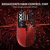 Бездротова мишка ATTACK SHARK X11 Red | PAW3311 | 65 годин на одному заряді, фото 2