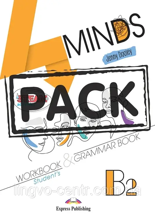 Англійська мова. 4 MINDS B2 WORKBOOK & GRAMMAR BOOK STUDENT'S WITH DIGIBOOK APP