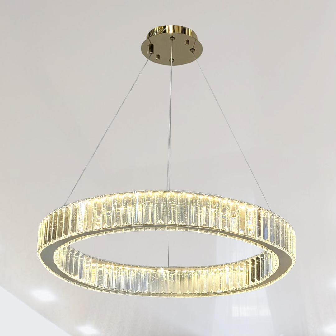 Люстра Led  кільце підвісне Artlight 44W до 10 кв.м колір Золотистий 510578/60GD