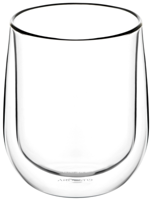 ARDESTO Набір чашок із подвійними стінками, 320 мл, 2 шт., боросилікатне скло, прозорий, фото 1