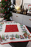 Скатертина на Новорічний стіл  95х100 см. гобеленова, фото 5