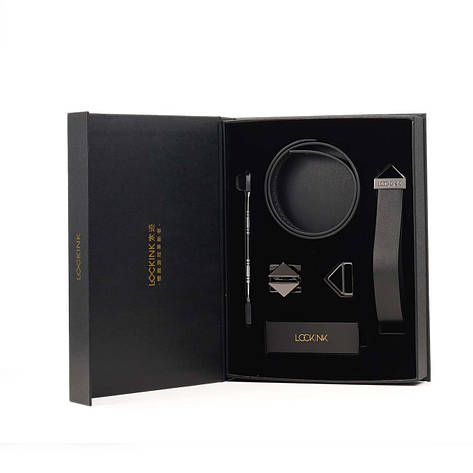 Поводок LOCKINK Tied Collar with Leash Set - Black, фото 1