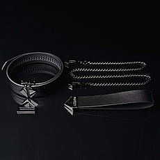 Поводок LOCKINK Tied Collar with Leash Set - Black, фото 4