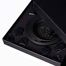 Набір із 8 ременів для зв'язування LOCKINK 8-Bondage-Straps Restraint Set — Black, фото 2