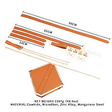 Сумка LOCKINK Mysterious Square Kink Bag - Brown, фото 3