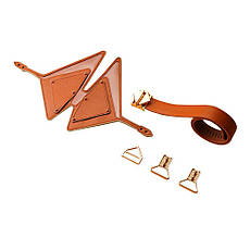 Маска на очі LOCKINK Vixen Blindfold Brown Set, фото 5