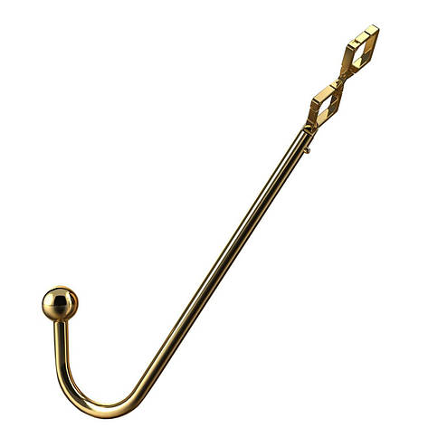 Анальний гак LOCKINK Golden Adjustable Anal Hook Set, фото 1