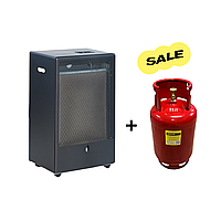 Каталитический газовый обогреватель Ferretti Camilla 3100 + металический газовый баллон 27л