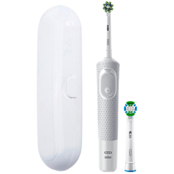 Електрична зубна щітка Oral-B Vitality D103 Pro Cross Action Maximiser White (2 нас.) (футляр)