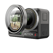 Набір фільтрів для DJI Osmo Action 3/4/5pro CPL, ND8, ND16, ND32 Telesin S5-FLT-06-TDJ, фото 3