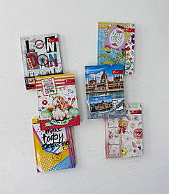 Блокнот А7 Тверда обкладинка 48 аркушів у клітку (ТП-2) Скат