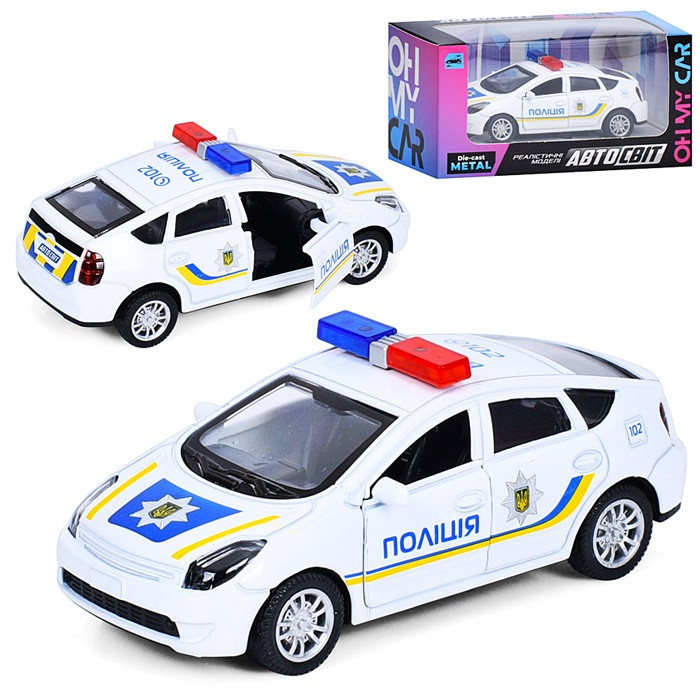 Машина металева Toyota Prius Police (AS-3151), фото 1