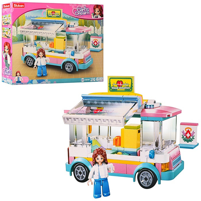 Конструктор Sluban Медичний Фургон (M38-B0797), фото 1