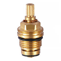 Кран букс для змішувача Краків 1/2 дюйма гума 15 шліців повнооборотна під краківські змішувачі