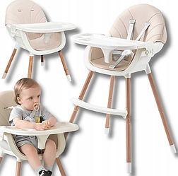 Стільчик для годування Omna 56х91х45.6 см Стілець для годування Дитячий стільчик Крісло для годування