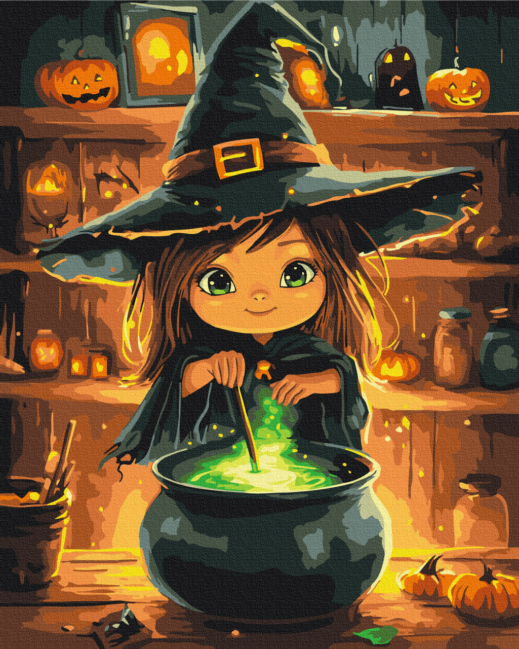 Картина за номерами Відьмочка, фото 1