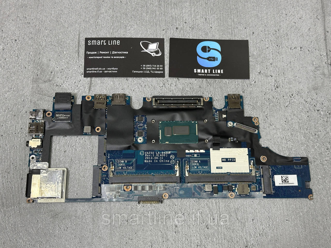Материнська плата Dell Latitude E7240 | LA-9431P | SR1EE | I5-4310U