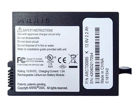 Акумулятор для модему ARRIS ARCT00885 S E214476 12.6 V 25 Wh TM402E TM402 TM402P