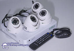 Комплект системи відеонагляду Green Vision GV-K-G01/04 720Р