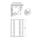 Душова кабіна Lidz Wawel SC90x90.SAT.LOW.GR, скло тоноване 4 мм без піддона, фото 3