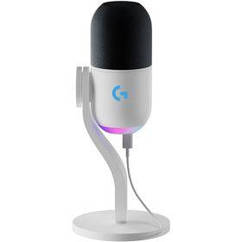 Микрофон Logitech Yeti GX Dynamic RGB Gaming Mic with Lightsync Off White (988-000576)