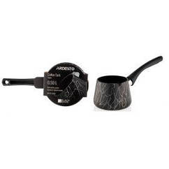 Турка Ardesto Black Mars, 0.5 л, алюміній, бакеліт, чорний
