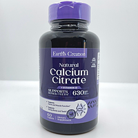 Кальцій цитрат із вітаміном Д3 Earth's Creation Calcium Citrate + Vitamin D - 60 капс