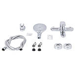 Змішувач для ванни Qtap Jay (з душовим гарнітуром) QTJAY259CRM45541 Chrome, фото 8