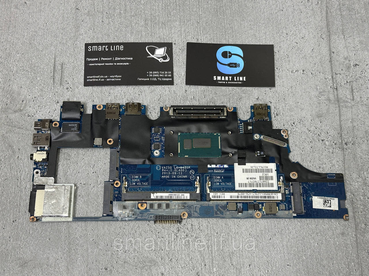 Материнська плата Dell Latitude E7240 LA-9431P | SR1ED | I5-4300U, фото 1