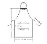 Фартух для продавця кухні официанта парикмахера майстра бариста клінінга прибиральниці, фото 6